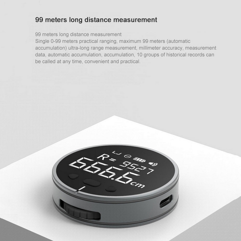 Digital LCD Precision Measuring Ruler with Tape Measure