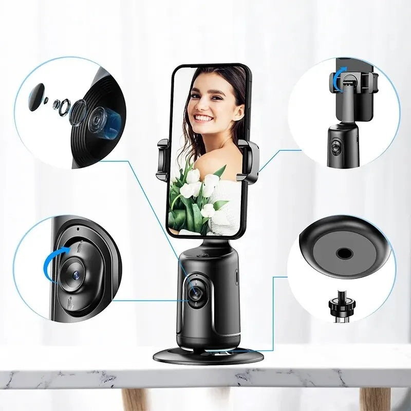 AI Smart 360 ° Auto Face Tracking Gimbal for Smartphones